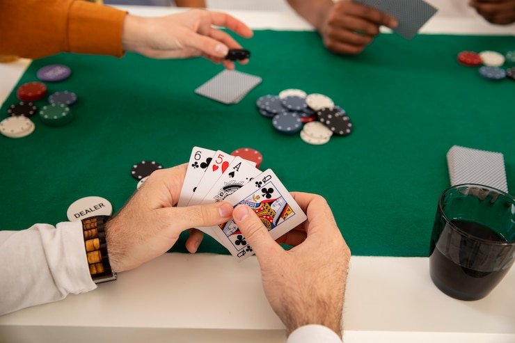 Dealer qualification outcome shown in real time Dealer qualification display in Caribbean Stud Poker